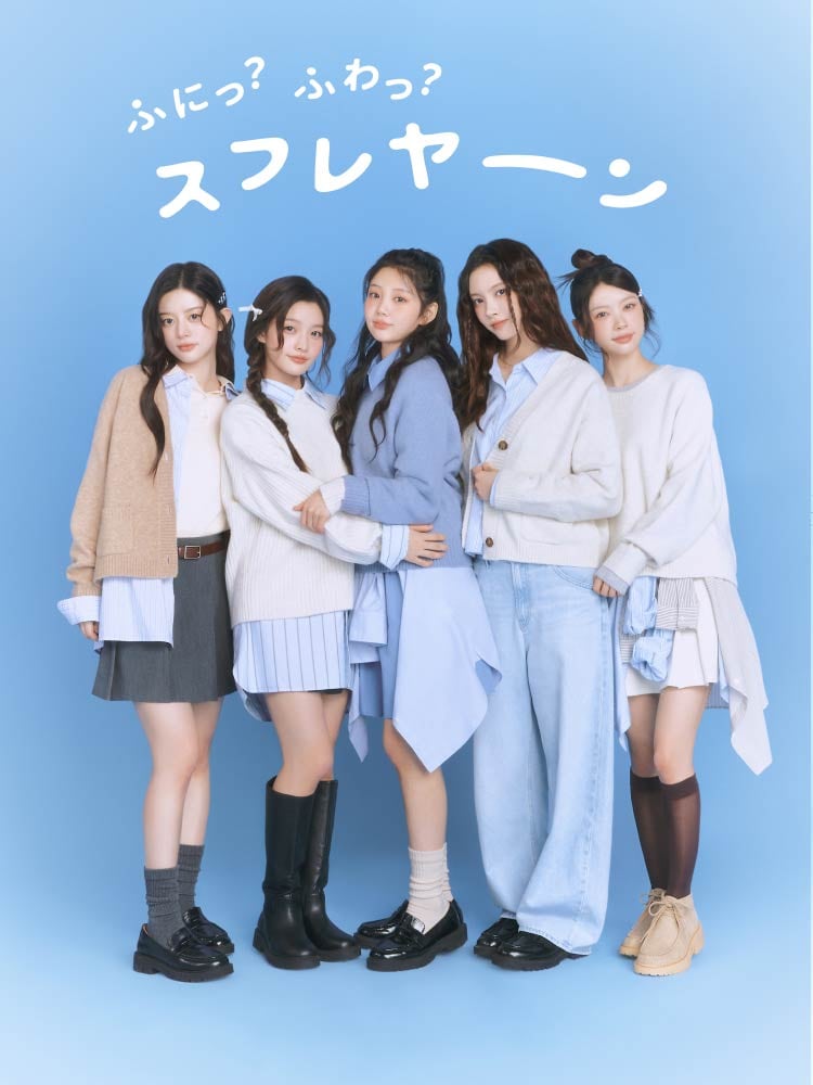 ILLIT UNIQLOニット商品イメージモデル